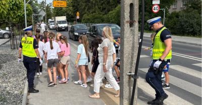Spotkania z Policją - bezpieczne plany najmłodszych na lato